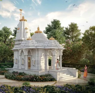 Kumar Ornate Serenity - Naigaon Square Amenities - Jain Temple